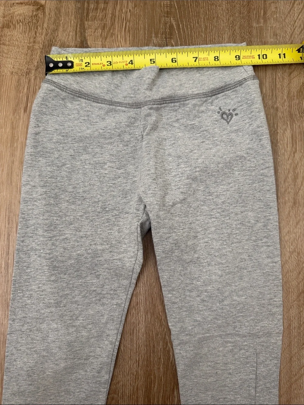 Justice Girls Grey Stretch Active Leggings